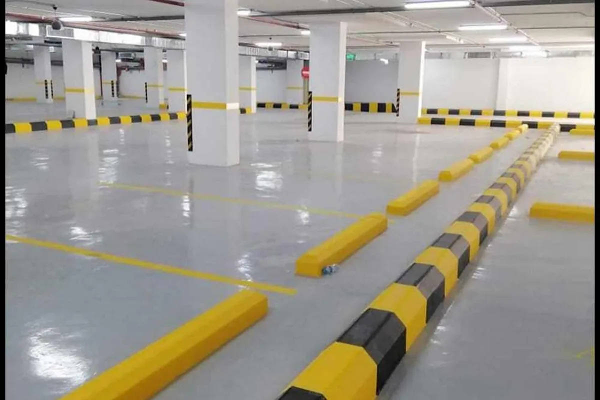 Completed industrial coating