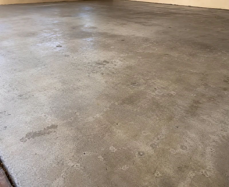 Before Residential epoxy flooring project in Aspendale